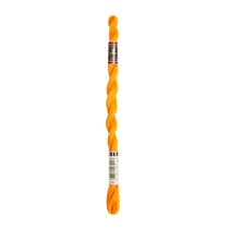 Fil à broder DMC - Coton perlé n°8 - Mandarine 741