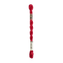 Fil à broder DMC - Coton perlé n°8 - Rouge laque de Chine 304
