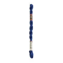 Fil à broder DMC - Coton perlé n°8 - Bleu indigo 336