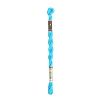 Fil à broder DMC - Coton perlé n°8 - Bleu navajo 3846
