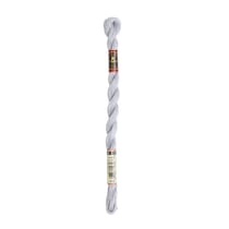 Fil à broder DMC - Coton perlé n°8 - Chrome métallisé 415