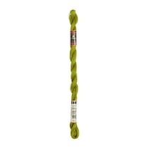 Fil à broder DMC - Coton perlé n°8 - Vert criquet 581