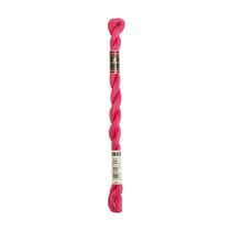Fil à broder DMC - Coton perlé n°8 - Rose impatience 601