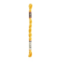 Fil à broder DMC - Coton perlé n°8 - Jaune bouton d'or 725