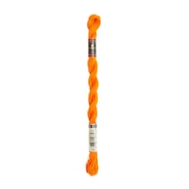 Fil à broder DMC - Coton perlé n°8 - Orange 740