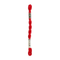 Fil à broder DMC - Coton perlé n°8 - Rouge japonais 817
