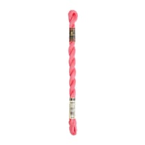 Fil à broder DMC - Coton perlé n°8 - Rose fluo 956