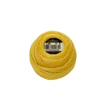 Fil à broder DMC - Coton perlé n°8 - Jaune mimosa 726