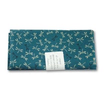 Coupon de tissu à motifs - 45x55 cm - bleu canard