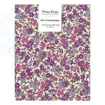 Coupon fleuri - lilas