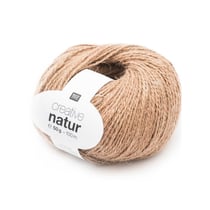 Fil à tricoter Rico design - Creative natur - brun clair