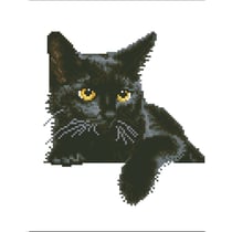 Kit broderie diamant - Diamond Dotz - Diamond Dotz - Chat noir