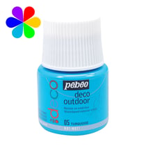 Peinture Pébéo Déco outdoor 45 ml - turquoise