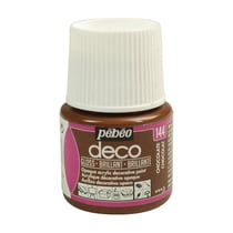 Peinture Déco Pébéo Brillante 45 ml - Chocolat