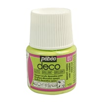 Peinture Déco Pébéo Brillante 45 ml - Vert Lumiere