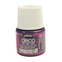 Peinture Pébéo Déco mat 45 ml - cassis