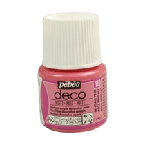 Peinture Pébéo Déco mat 45 ml - rose bengale