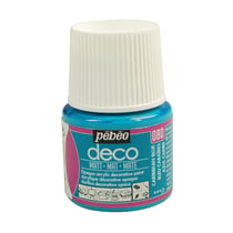 Peinture Pébéo Déco mat 45 ml - bleu caraïbe