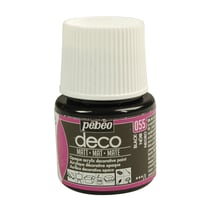 Peinture Pébéo Déco mat 45 ml - noir