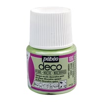 Peinture Déco nacré Pébéo 45 ml - Vert Clair