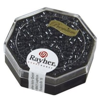 Perles Miyuki Delica 10/0 métallic noir - DMB 1