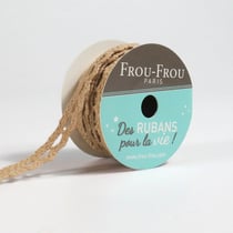 Bobinette Frou-Frou - 4 m x 10 mm - Dentelle - Galet