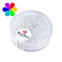 Perles dés Arktis  - 3.4 mm - blanc neige