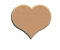 Dessous-plat moulure bois - cœur - 20 cm