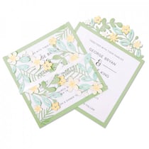 Lot de 9 matrices de découpe Thinlits Sizzix - Floral Edge