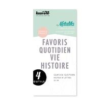 4 formes de découpe Métaliks - Quatuor quotidien