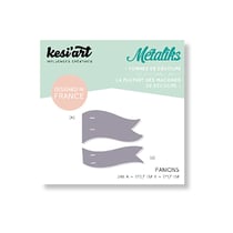 2 mini formes de découpe Métaliks - Fanions