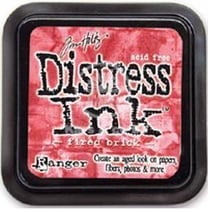 Encre aquarellable Distress ink coussin brique