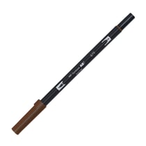 Feutre pinceau double pointe - ABT-879 - marron