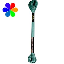 Fil satin S991 vert empire 