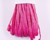Echeveau raphia rayonné mat fuschia