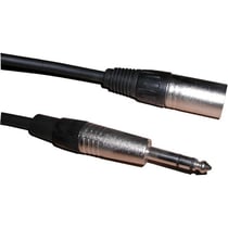 Yellow Cable - Jack Stereo 6.35 - XLR Mâle 3M