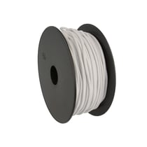 Ruban élastique rond 2.5mm - blanc