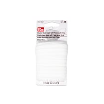 Ruban élastique super doux - blanc - 7mm x 15m