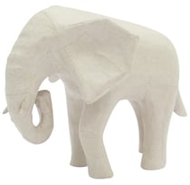 Eléphant - papier mâché - 18,5 cm