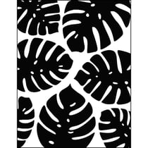 Plaque d'embossage - Monstera
