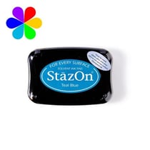 Encreur Stazon Teal Blue Encreur Stazon Teal Blue