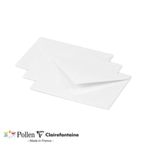 20 enveloppes C5 (162x229mm) paille naturelle gommées. - Clairefont