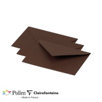 20 enveloppes Pollen 75x100 mm - Cacao