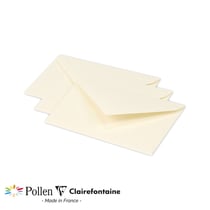 SOLDES 2024 : [Ref:5438C] POLLEN Pack de 20 Enveloppe 120g 140x140 ivoire  pas cher