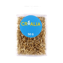 Épingles à sequins dorées 14mm - Boîte de 50 grammes - Créalia