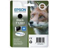 Cartouche d'encre T1281 renard - noir - Epson