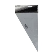 Equerre 60° 3 bords 26 cm