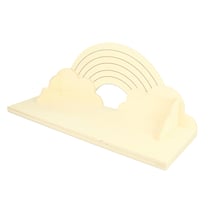 Etagère murale en bois Arc-en-ciel - 40 cm