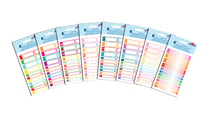 1 set étiquettes plastifiées - 8 x 15 cm - Modèles assortis