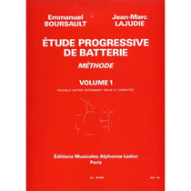 Emmanuel boursault &  jean-marc lajudie : etude progressive de batterie - vol 1